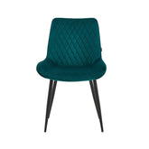 Adama Dining Chair - Petrol Velvet